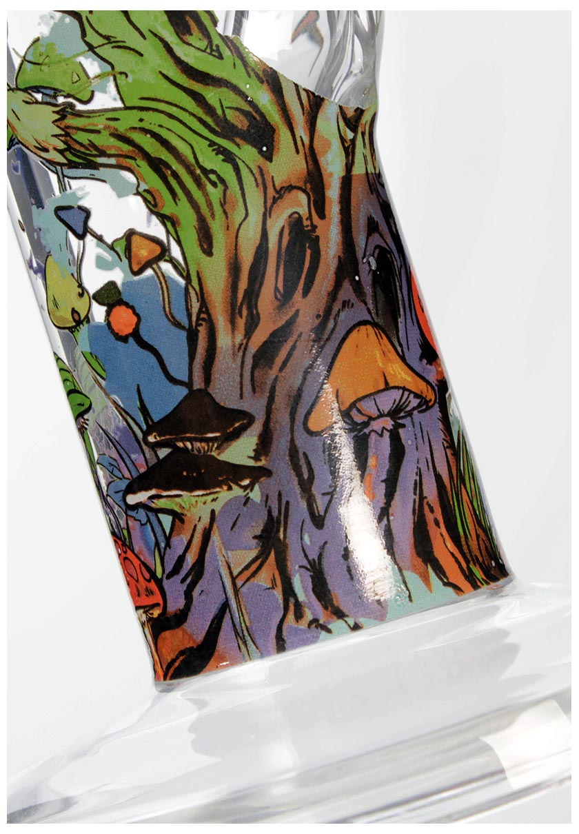 BL Mushroom Tree Glasbong All Over Print Details 4